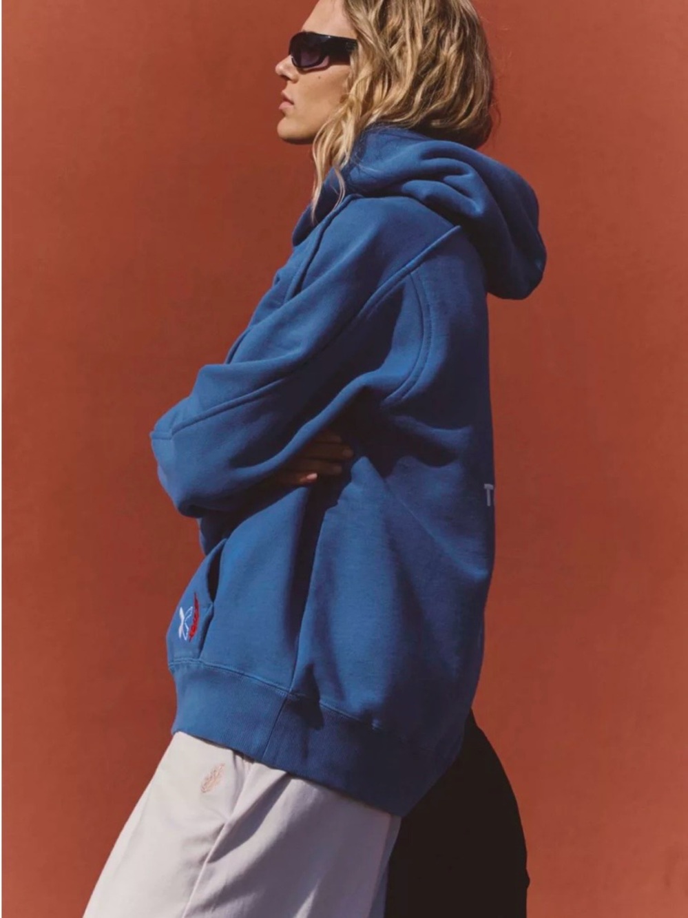 Free People Blue "Together Women Win" Hoodie - Picture 4 of 10